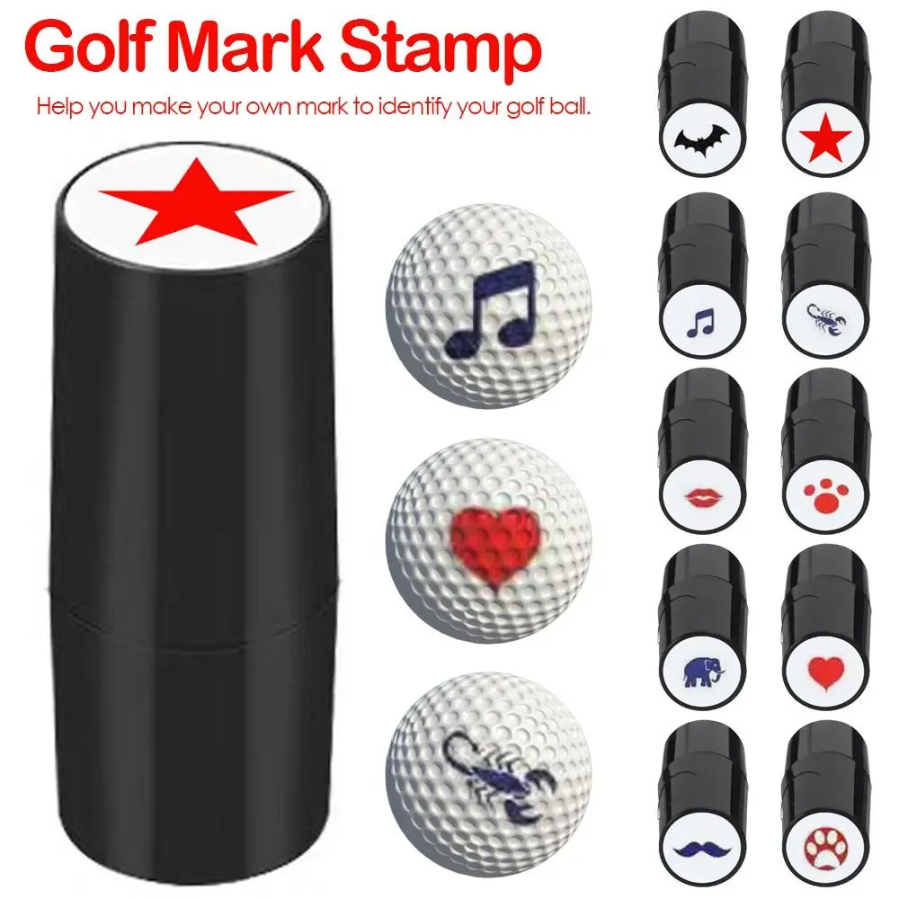 

Outdoor Sports Golfer Gift Quick-dry Golf Accessories Golf Ball Stamper Mark Seal Golf Stamp Marker