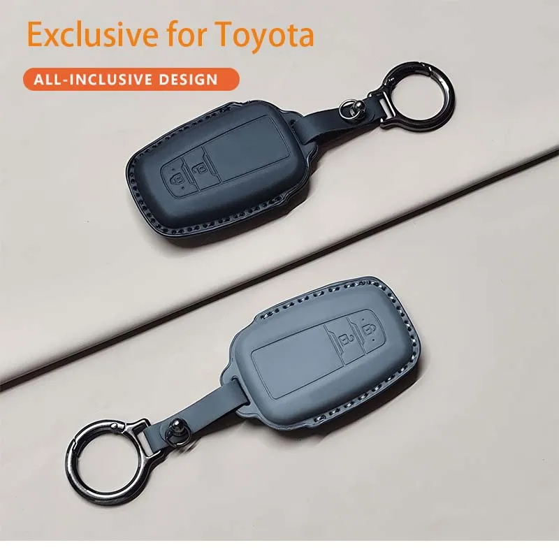 Premium PU Leather Car Remote Key Case Cover