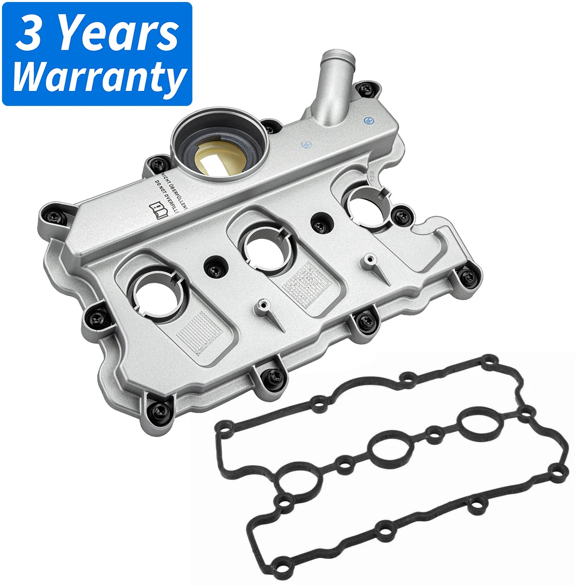 Left Engine Valve Cover 95810513500+Gasket For PORSCHE Cayenne 2011