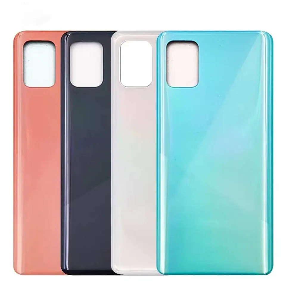 

10pcs A51 Back Cover For Samsung Galaxy A51 A515 Battery Back Cover Rear Door Panel Housing Case Adhesive Replace