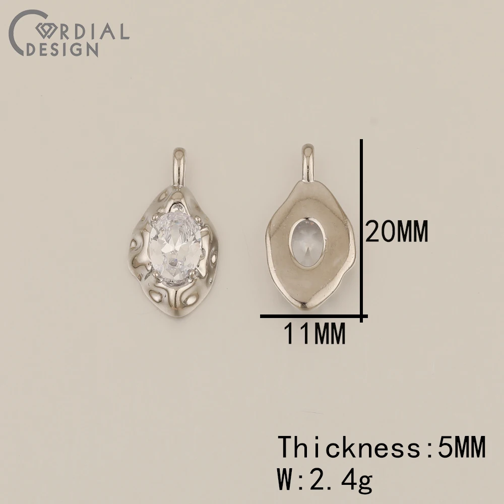Cordial Design 20Pcs 11*20MM Jewelry Accessories/CZ Charms/Hand Made/Genuine Gold Plating/Rhinestone Pendant/DIY Earrings Making 5 Cordial Design 20Pcs 11*20MM Jewelry Accessories/CZ Charms/Hand Made/Genuine Gold Plating/Rhinestone Pendant/DIY Earrings Making - cordial