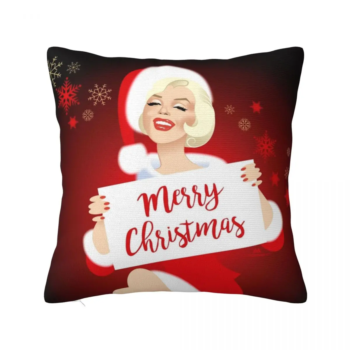 

Merry Christmas Throw Pillow Throw Pillow Luxury Pillow Case Marble Cushion Cover