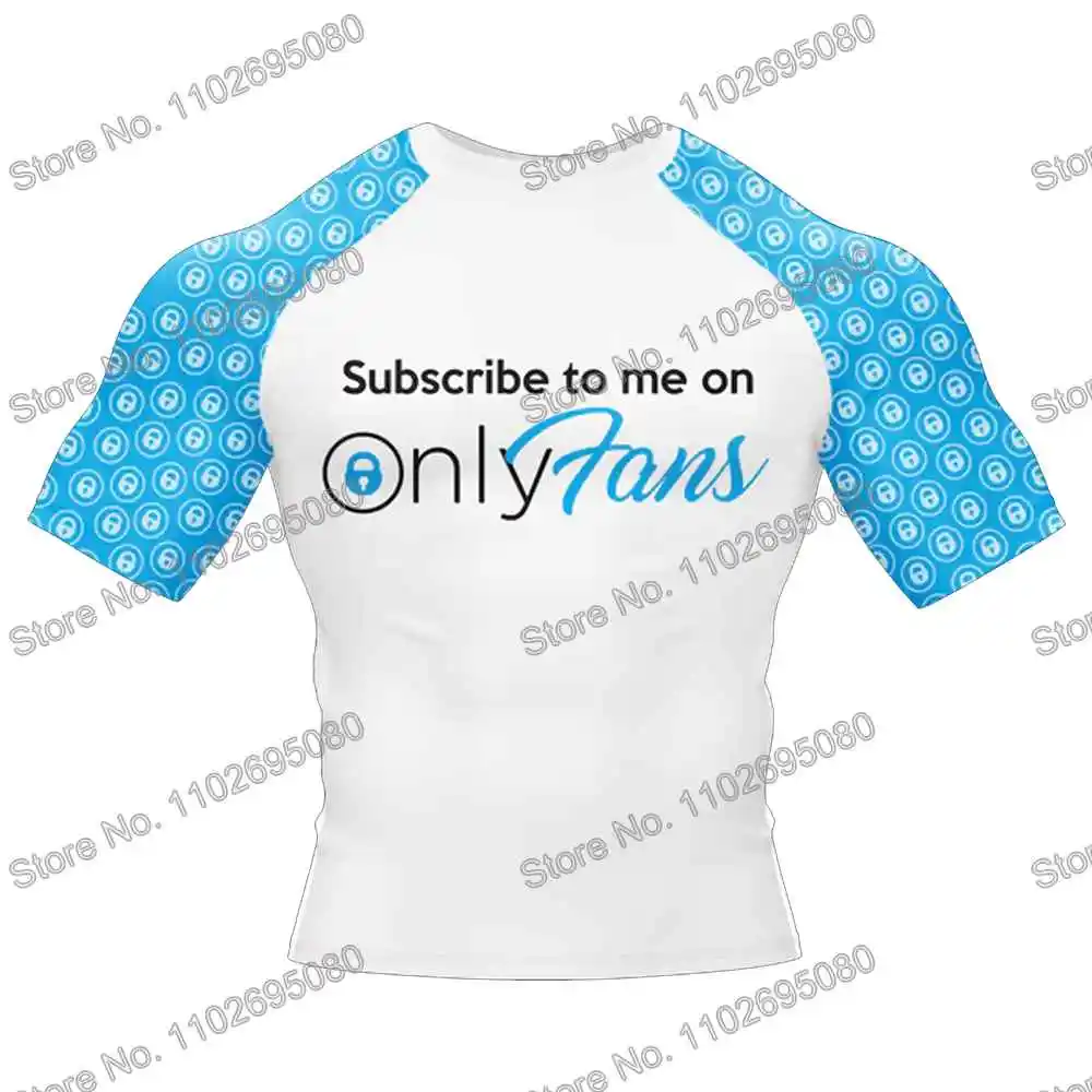 Onlyfans Одежда для серфинга БЖЖ ММА Мужчины Сыпь охранник Короткий рукав Футболка для дайвинга Купальники Лето Пляжный гидрокостюм Женщины Топы для тренажерного зала