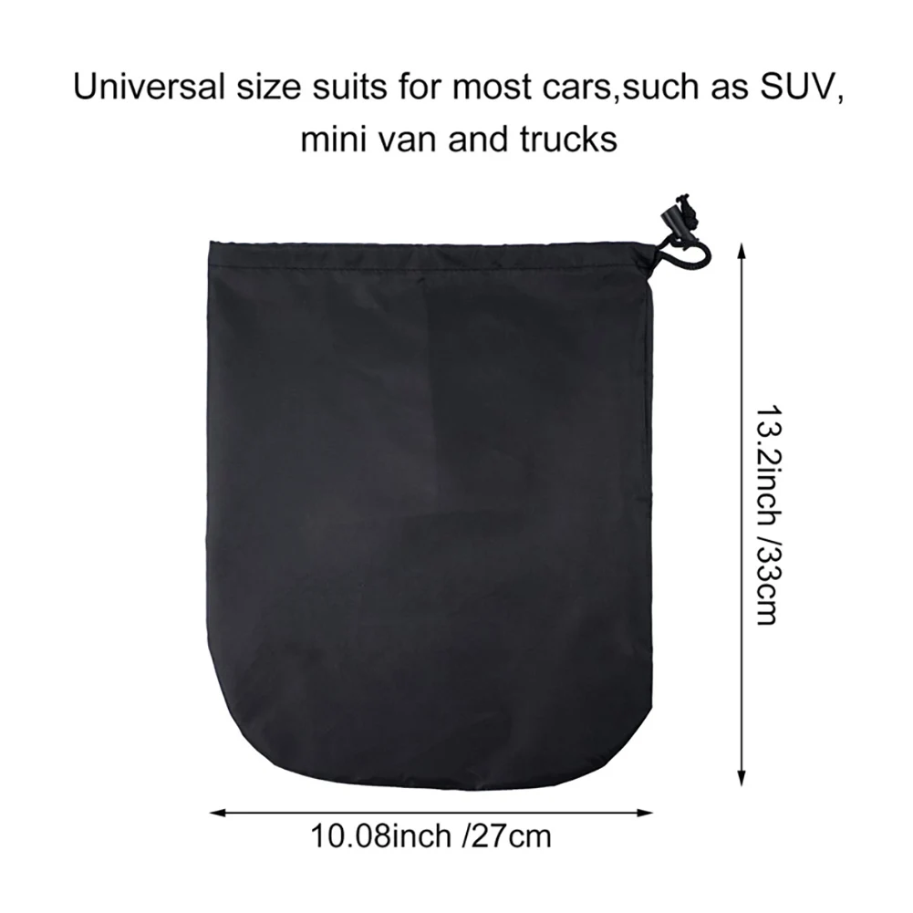 1Pair Rearview Mirror Snow Cover Winter Left and Right Side Mirror Protector Oxford Cloth Snow Freeze Dust Cover Car Accessories