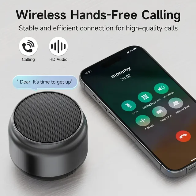 M1 Portable Bluetooth Speaker Music Stereo Surround Mini USB Outdoor Subwoofer Speaker Audio Player Speaker Microphone 2