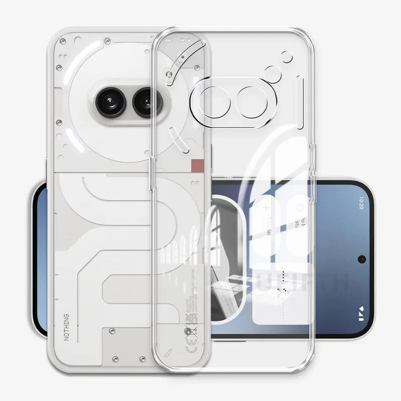 Clear Shockproof Silicone Phone Case - Fashionable Protective Back Cover