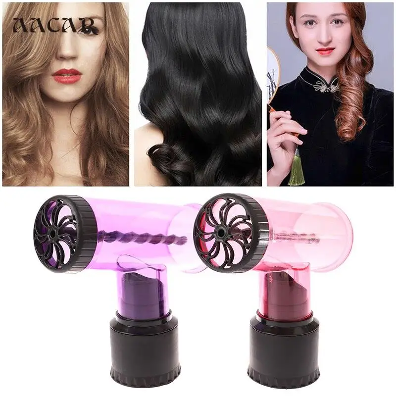 DIY Hair Diffuser Salon Magic Hair Roller Drying Cap Blow Dryer Wand