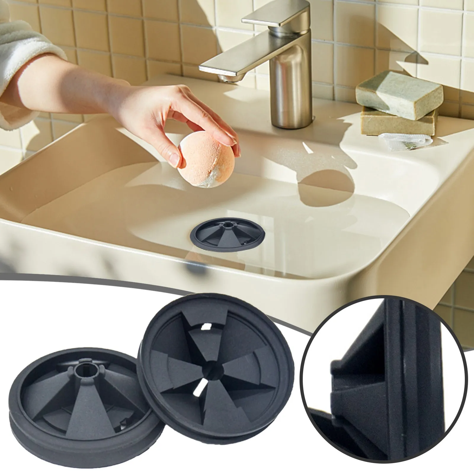 

Disposal Splash Guard Garbage Stopper For Black Rubber Food Waste Disposal Accessories Silicone Dish Scrub Brush