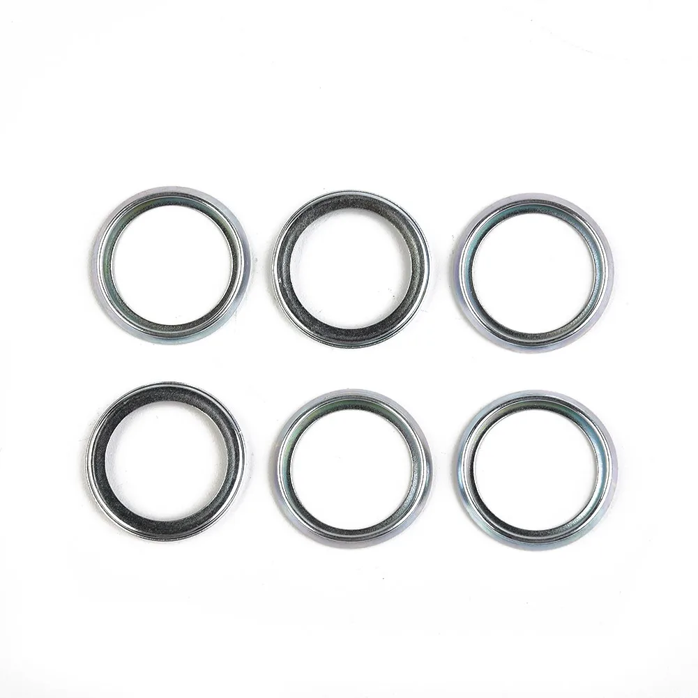 6pcs Oil Drain Plug Crush Washer Gasket Set 16mm 803916010 For Crossre 11-18 For Crossrek For Forester For Impreza For Inland