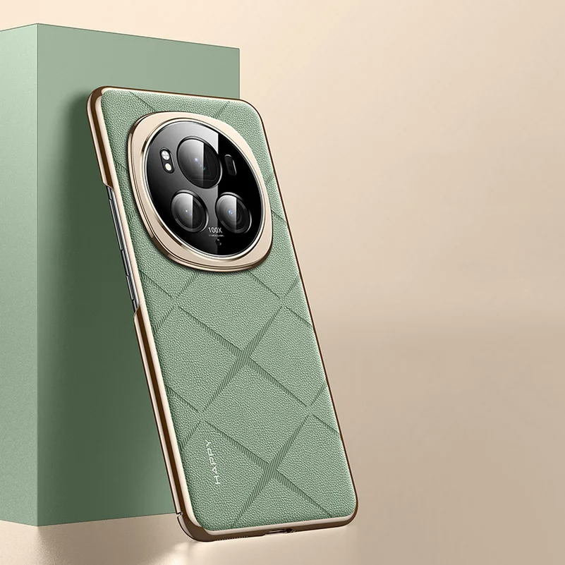Elegant Leather Camera Lens Protection Case – Premium Texture, Hard Slim Cover