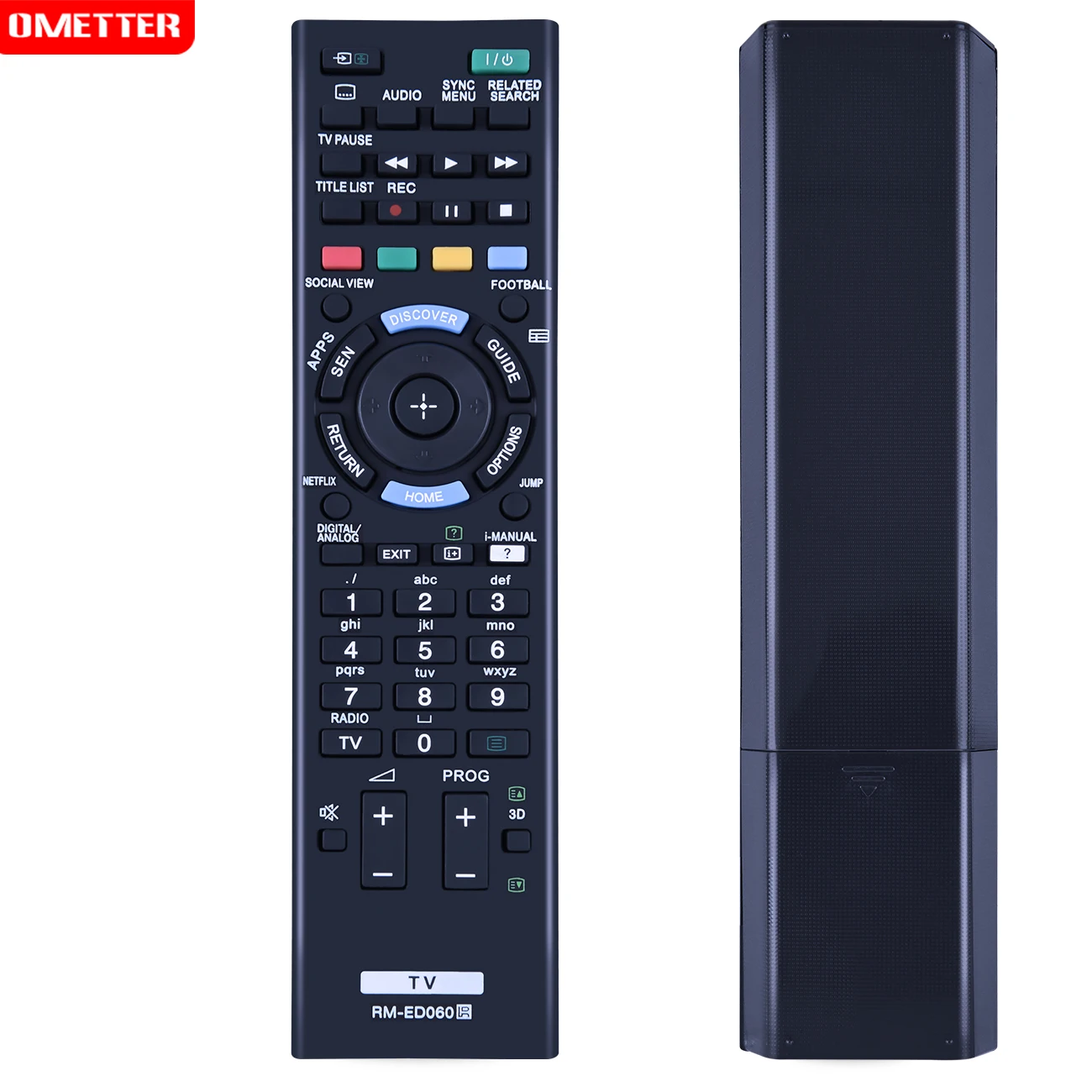 新しい RM-ED060 交換用ソニーテレビリモコン KDL-42W815B、KDL