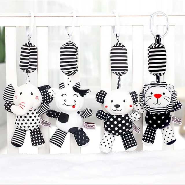 Jouets Sensoriels Montessori pour Bébé 0 à 12 Mois Livre Calme Noir et Blanc  Cadeau Nouveau-Né - AliExpress