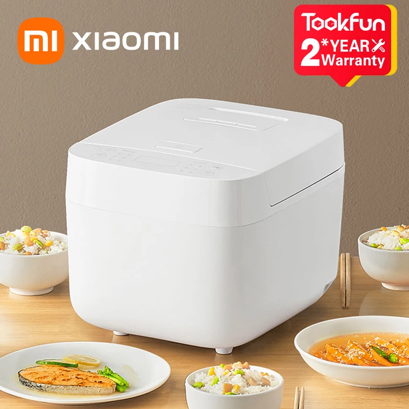 

2022 NEW XIAOMI MIJIA Rice Cookers C1 Heated Food Container Kitchen Appliances Timing By Appointment Electrical Pressure Cooker