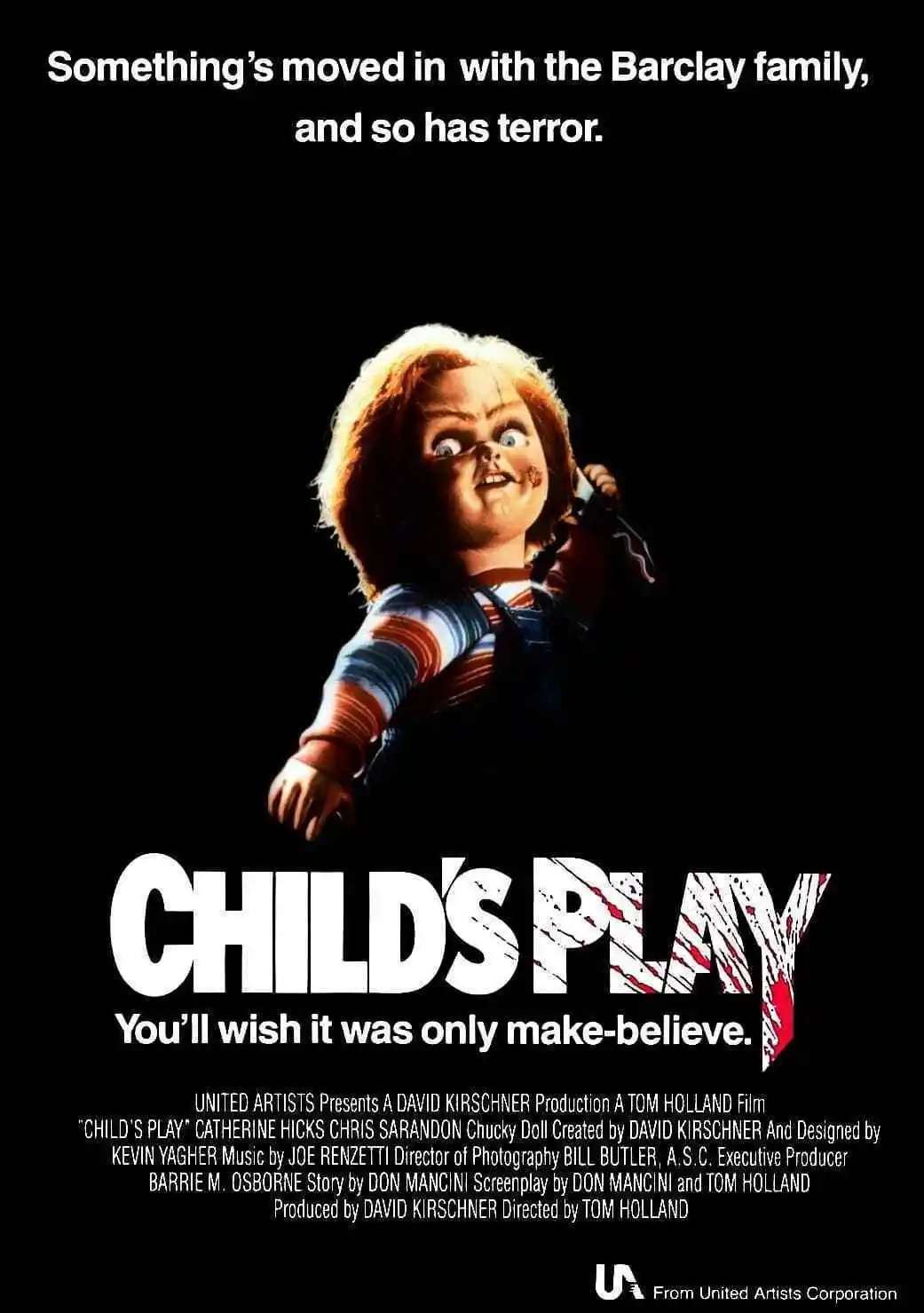 

CHILD'S PLAY Movie Art Picture Print Silk Poster Home Wall Decor