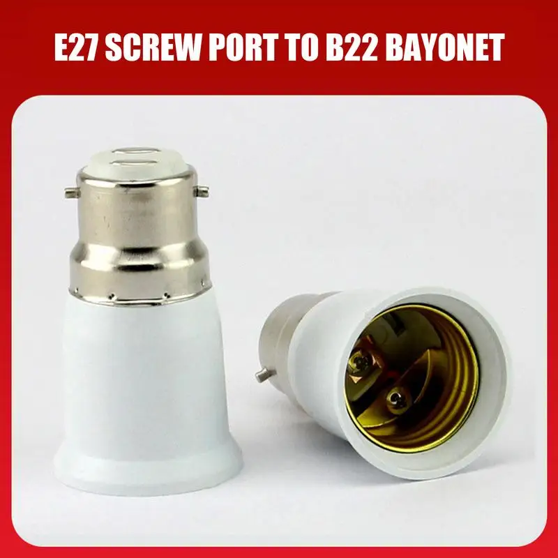 B22 To E27 lamp socket convert adapter Light Bulb Adapter Socket Converter Bulb Base Adapter for Ceiling Fans Light Holders socket converter