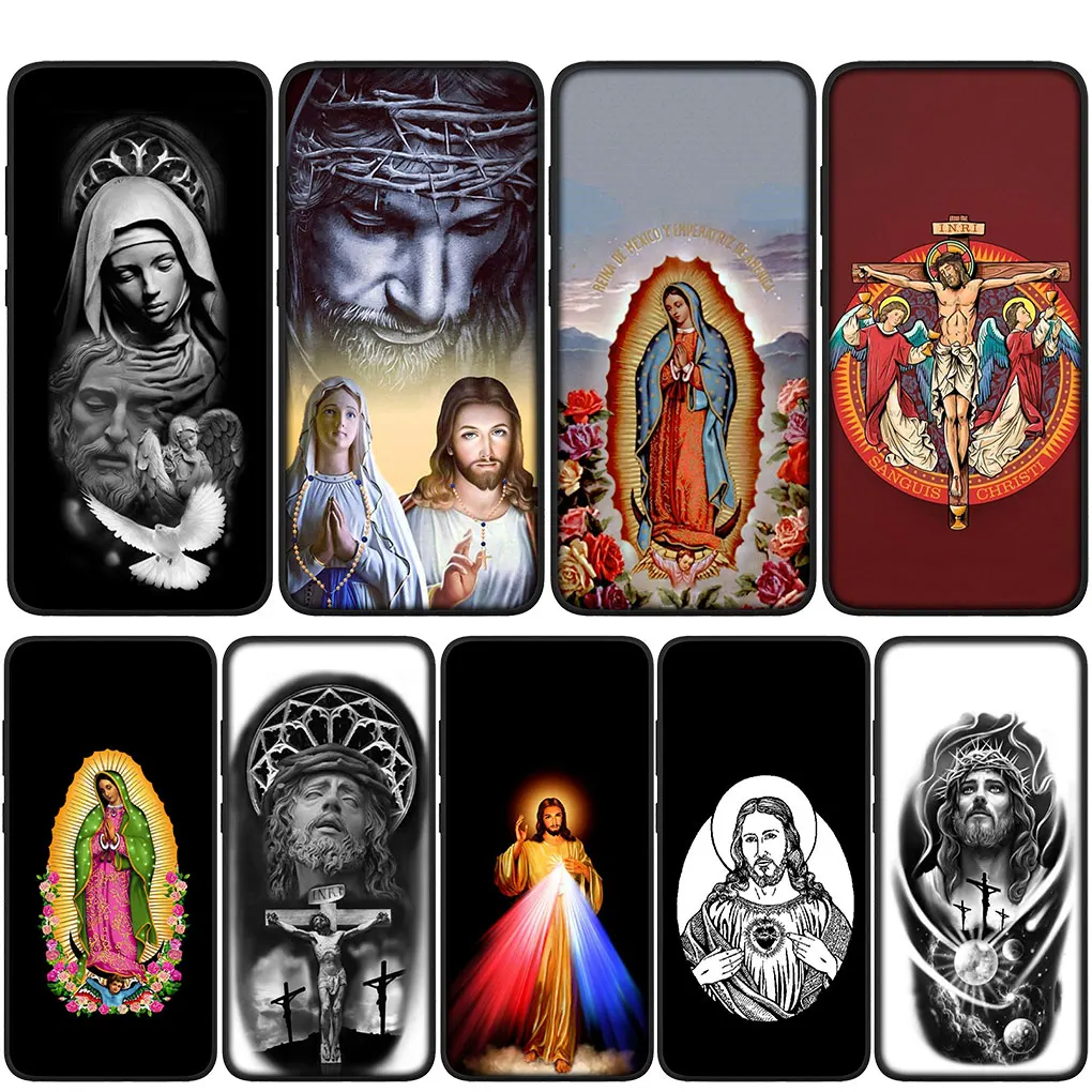 Custodia Virgen De Guadalupe Jesus Christ Per Huawei Y7A Y6P Y5P Y6 Y7 Y9 Prime 2018 2019 Y8P Y9A Y8S Y9S P Custodia Per Smartphone