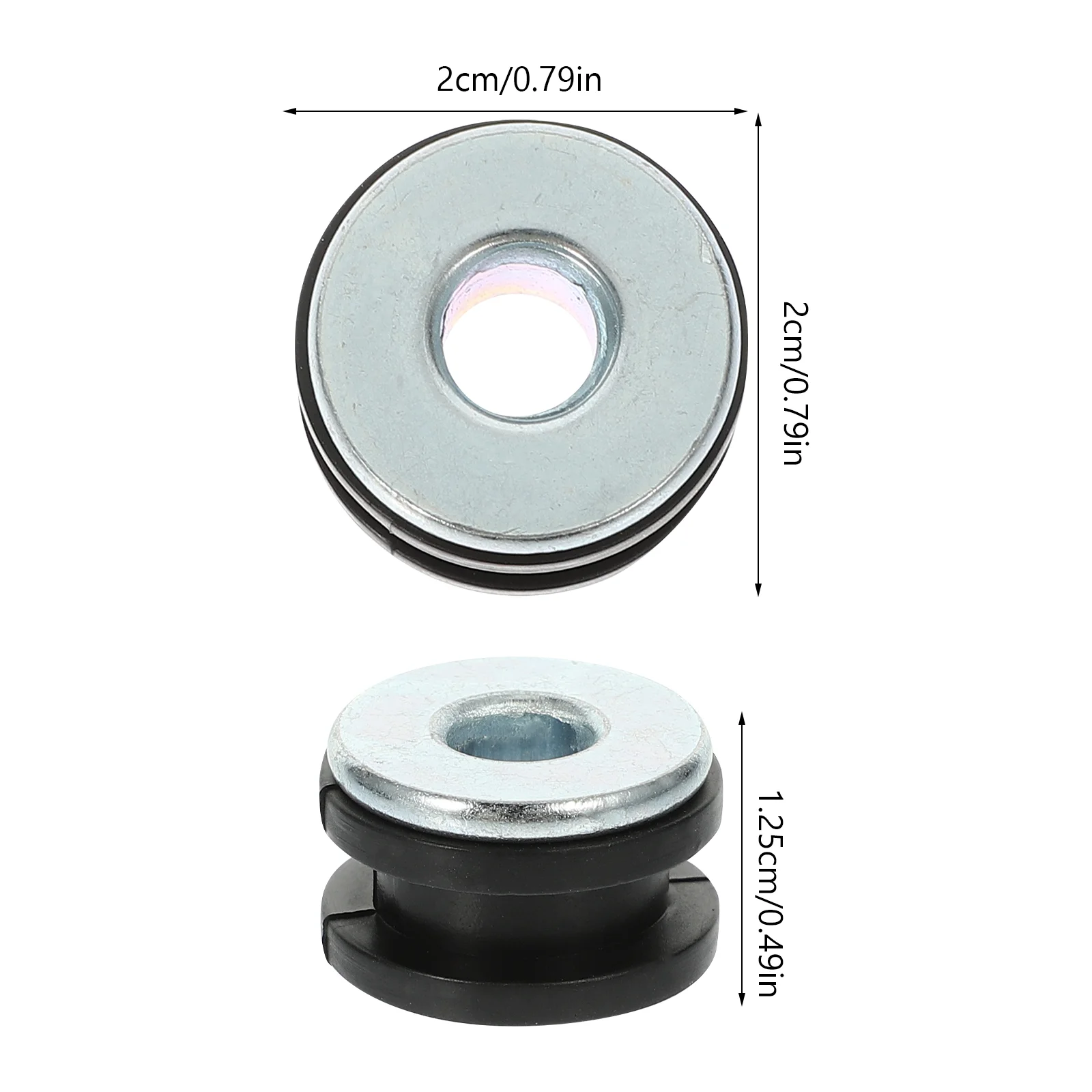 Rubber Pad Iron Mat Motorcycle Cushion Washer Shock Absorption Ring 200X200X125CM Anti Vibration Damper Damping Buffer