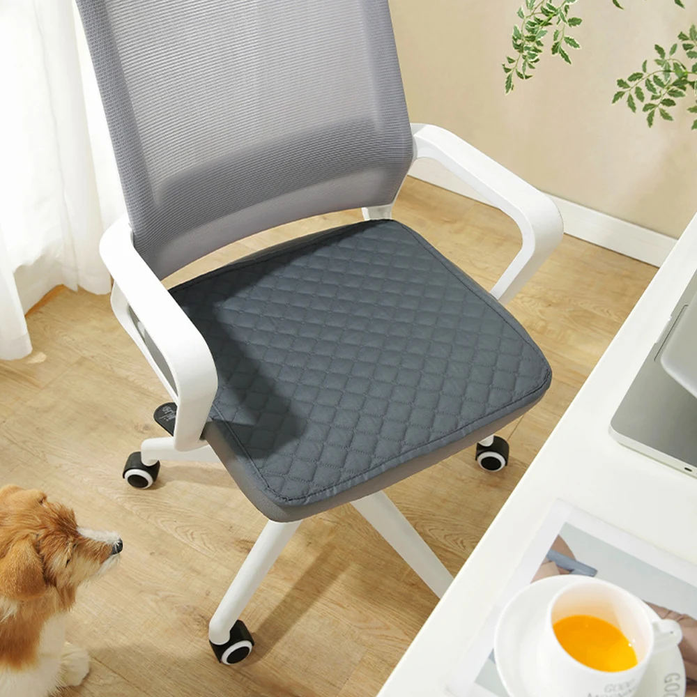 

Summer Dining Chair Cushion Thickened Cotton Linen Breathable Cushion Student Horseshoe-Shaped Chair Cushion Home Supplies