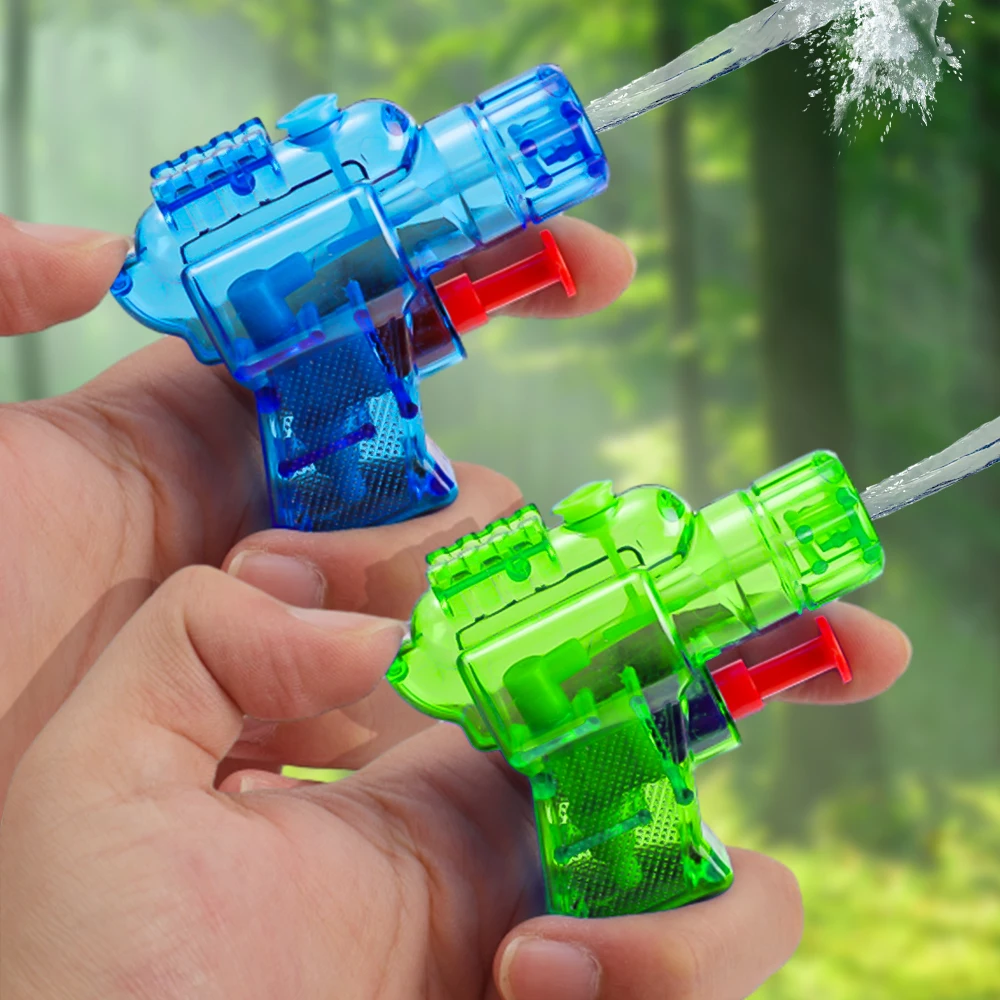 Water Guns for Kids Children Toys Mini Transparent Squirt Water Gun Boys Girls Spray Fighting Game Beach Blaster Watergun Gifts 2