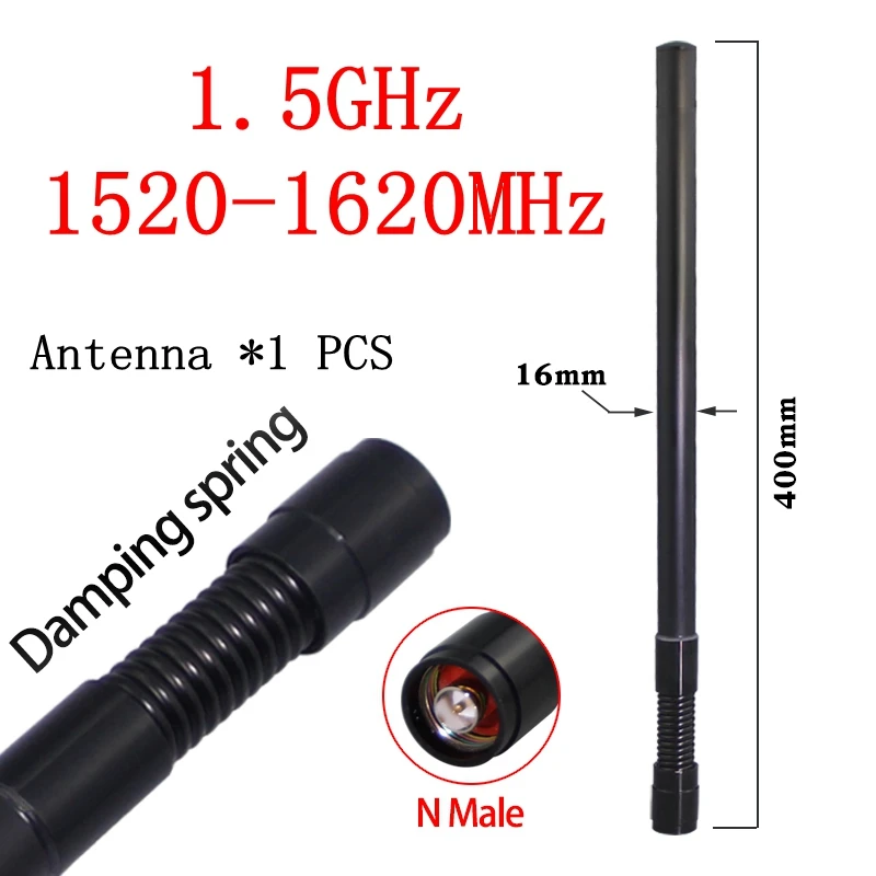 WiFi Antenna Radio Antenna Telescopic Antenna Antenna Signal Booster Shortwave Antenna Lora Antenna 4G Antenna QRP Antenna LTE Antenna Outdoor Antenna Spring damping antenna N head 1.2GHz 1.4GHz 1.5GHz 2.4GHz 5.2GHz 5.8GHz antenna UAV interference module High power