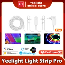 

Yeelight led light strip pro Chameleon smartcolor ambilight yeelight RGB YLDD005 lightstrip Work for applehomekit Alexa OkGoogle