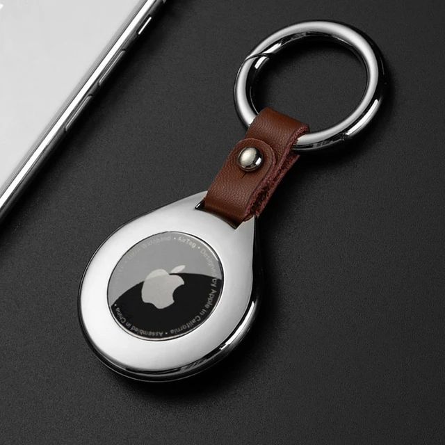 Étui AirTag, porte-clé en cuir véritable, Baseus pour hermès, pour Apple  AirTag, dispositif de suivi, manchon de protection, pare-chocs