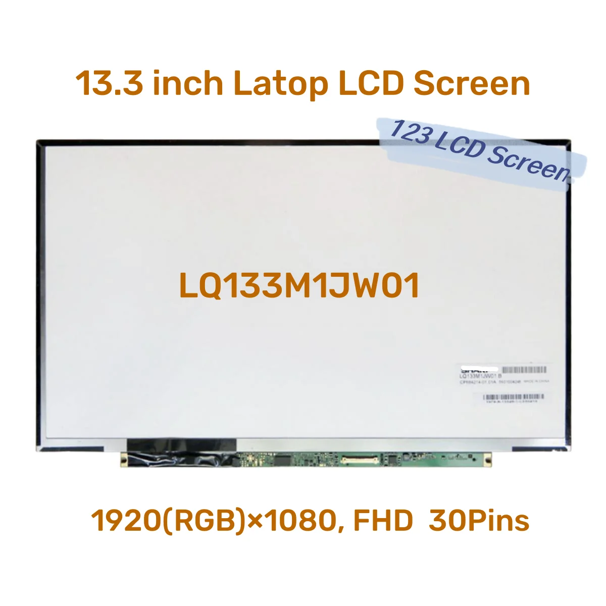 Женский ЖК-экран Lq133m1jw01, 13,3 дюйма, 30pin, 1920(RGB)× 1080, WUXGA FHD EDP, для Fiat s935