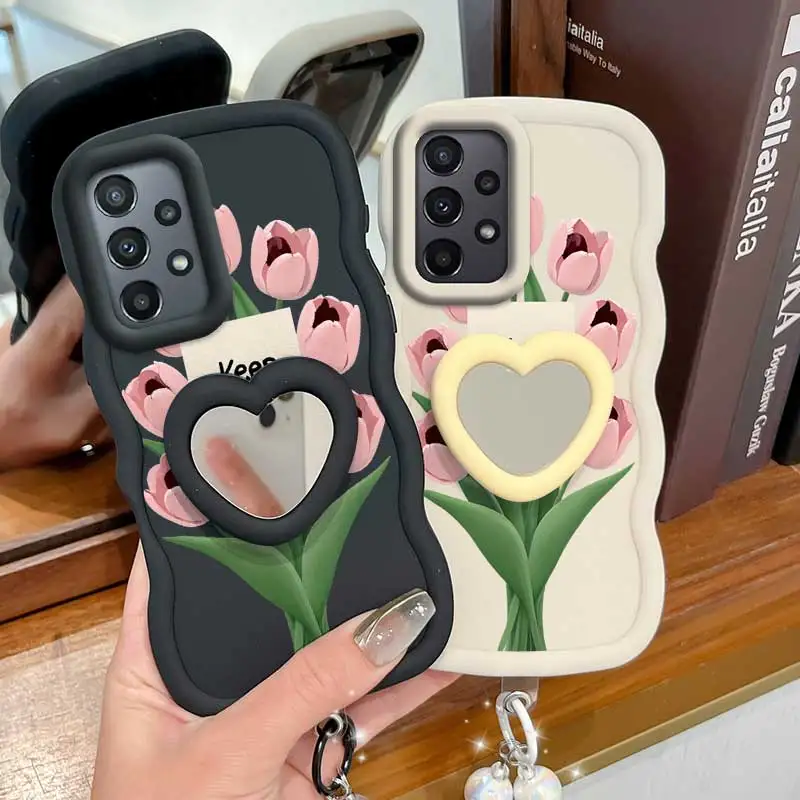 Stay Happy Phone Case Set with Lanyard and Stand - 3-Piece Accessory Bundle