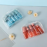 10pcs Travel Bottles Toiletry Kit Leak Proof Portable Set Flight Size Cosmetic Containers For Lotion Shampoo