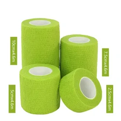 Waterproof Self-Adhesive Elastic Therapy Bandage Tape - 5cmx4.6m (1 roll green)