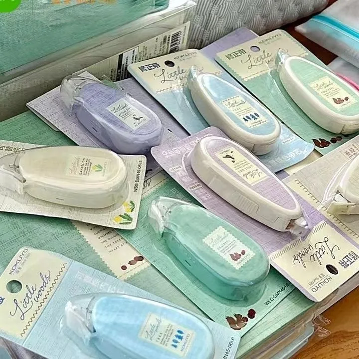 일본 KOKUYO Littlewoods 시리즈 종이 색상 보정 테이프, 캠퍼스 대..