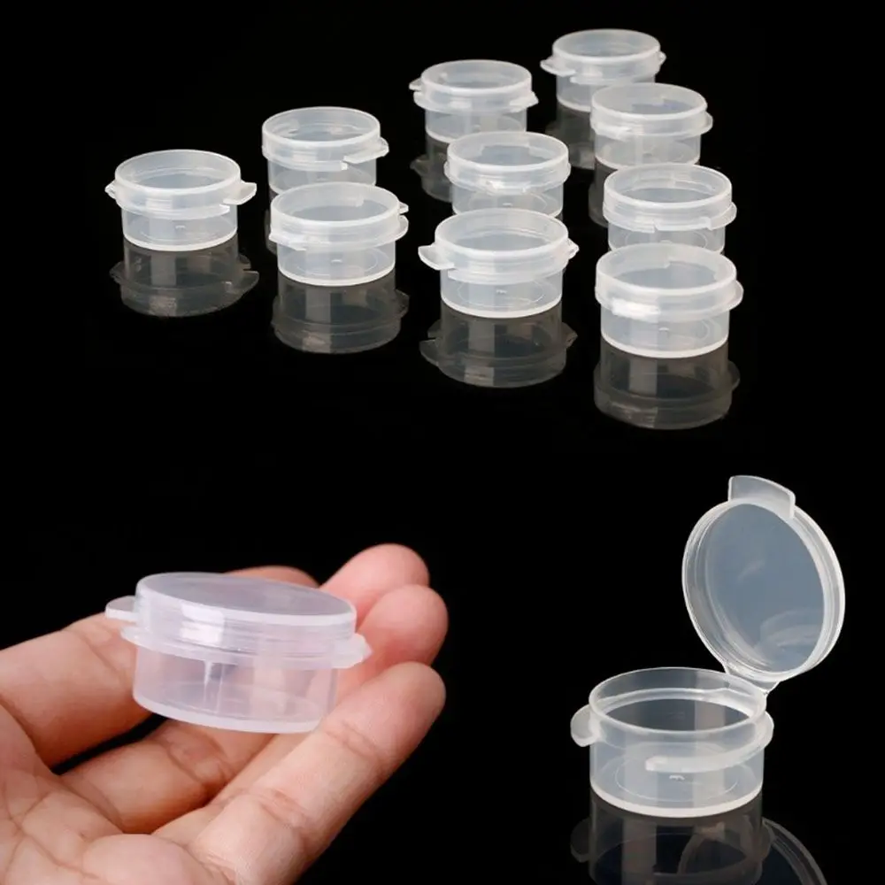 10Pcs Make Up Jar Mini Sample Bottle Sealing Pot Face Cream Container Box Case Portable Travel