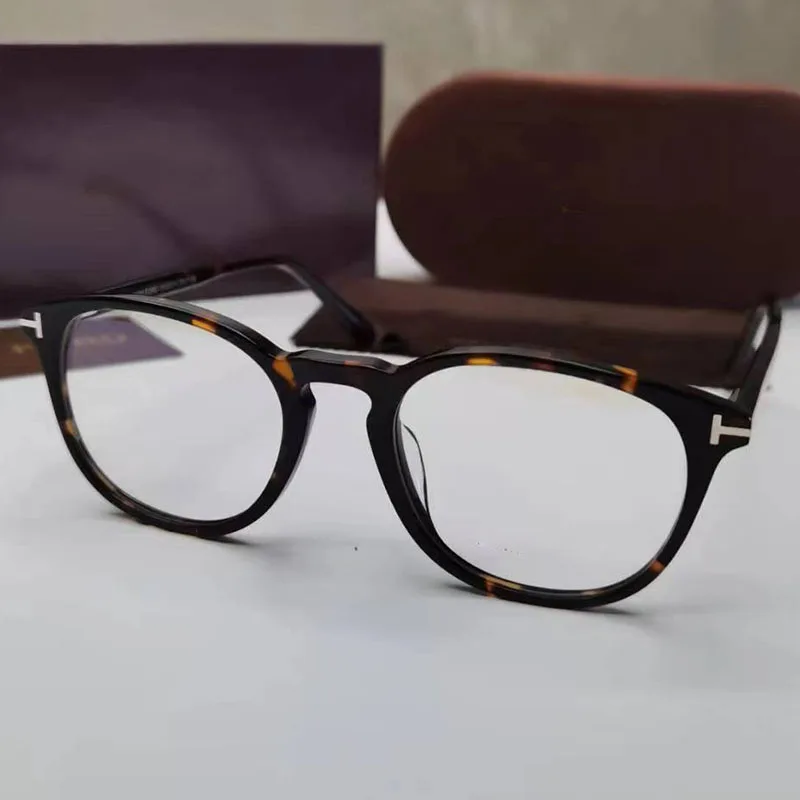 

TOM TF5401 Fashion Acetate Optics Glasses Frame Women and Men Myopia Round Frames Eyewear Prescription Eyeglasses