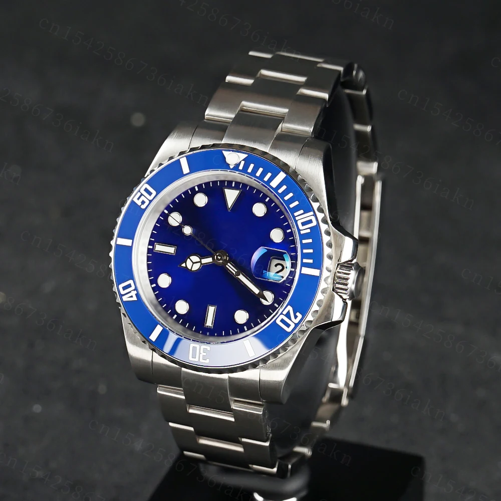 2022 Fashion New 40mm Men's Leisure Sports Sapphire Mirror Stainless Steel Material Waterproof Automatic Mechanical Watch