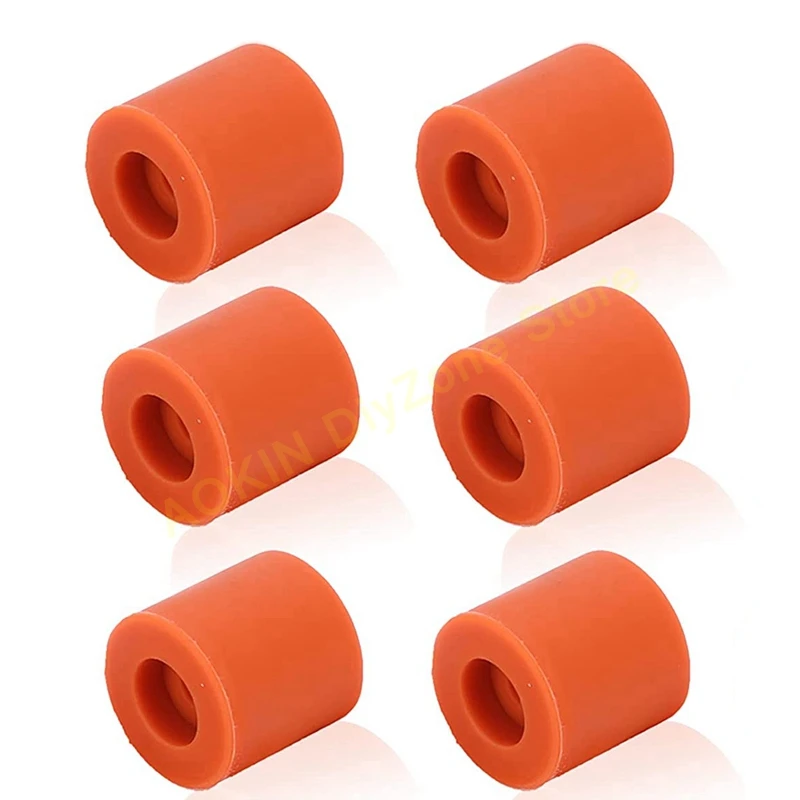 

6Pcs 3D Printer Heatbed Leveling Silicone Buffer Hot Bed Mounts Column 16mm Stable Tools for Prusa i3 Plus Anet A8