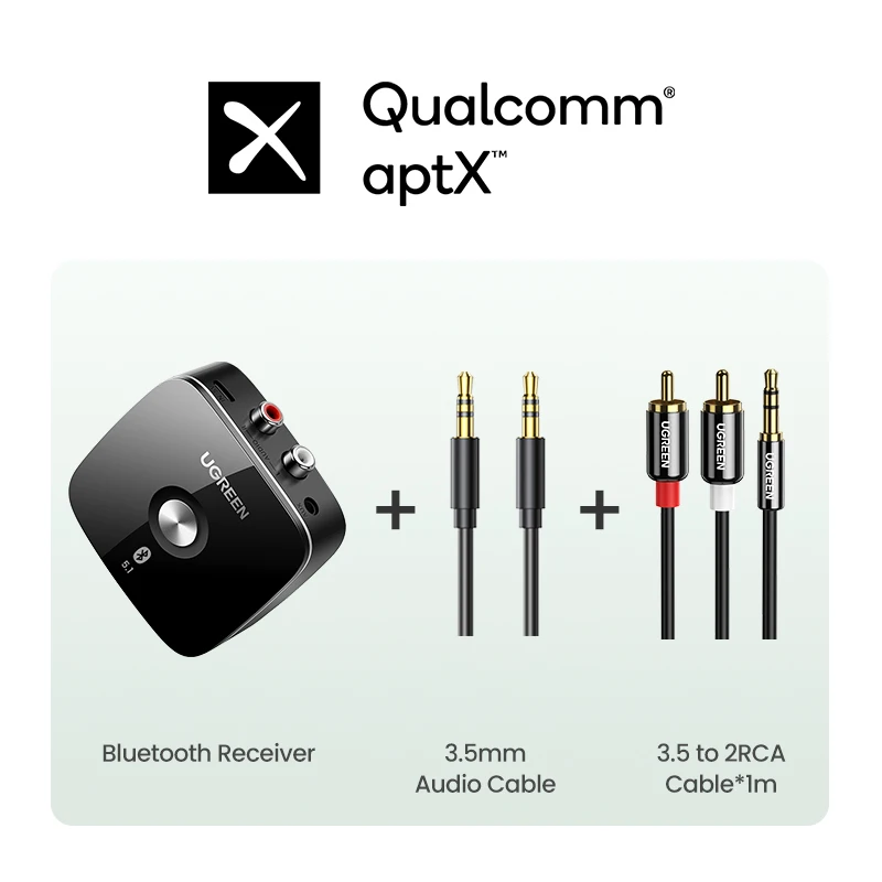 Ugreen – Récepteur De Musique Rca Bluetooth 5.1, 3.5 Aptx Hd, Jack 5.0mm,  Adaptateur Aux Sans Fil Pour Tv Et Voiture, 2rca, Récepteur Audio - Sans  Fil Adaptateur - AliExpress