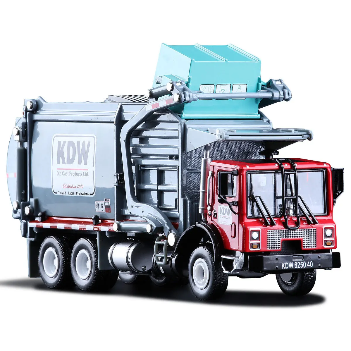 

1:24 Alloy Car Model Garbage Truck Cleaning Engineering Vehicle Model Materials Handling Sanitation Trucks Kid Toys For Boys