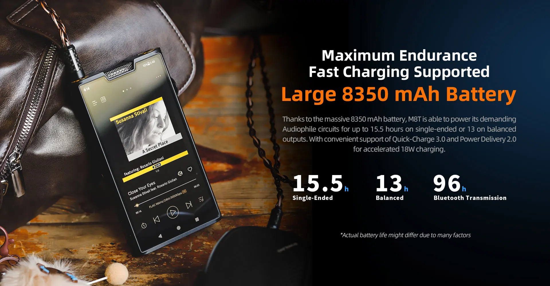 SHANLING M8T Flagship Tube Android Portable HIFI Music