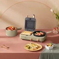 Sandwich breakfast machine household cooking pot lazy light food machine multi-function four-in-one toast machine 1