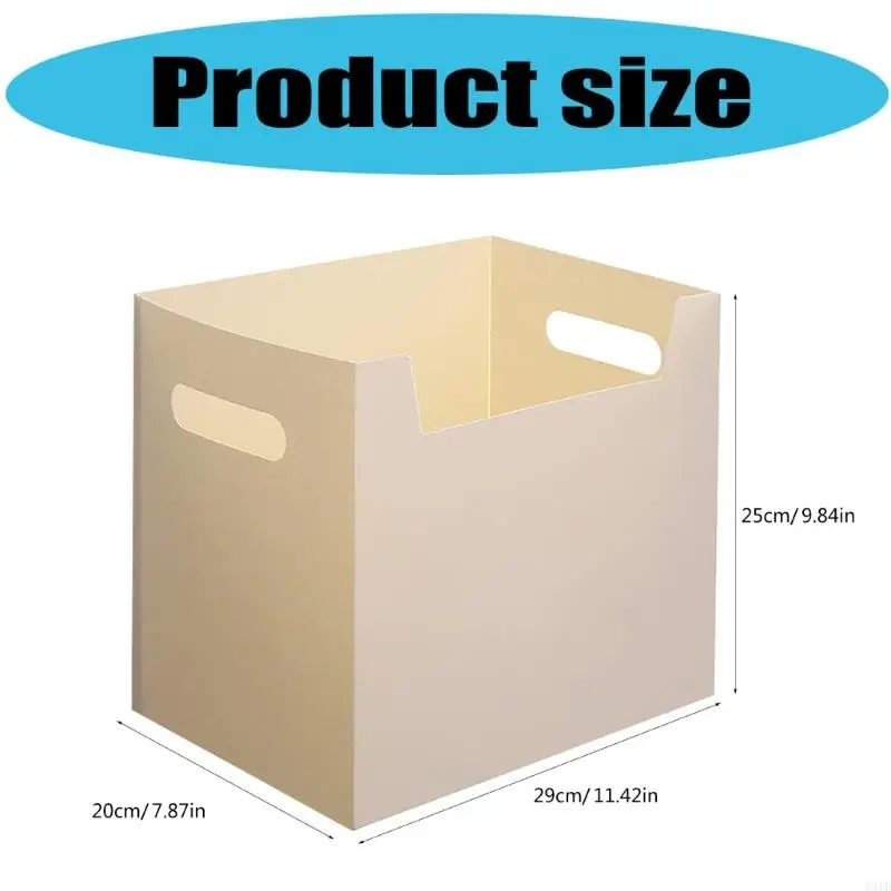 831D Large Capacity File Storage Solution File Box Holder Stand for Office Home Desktop Organizers Holder Box