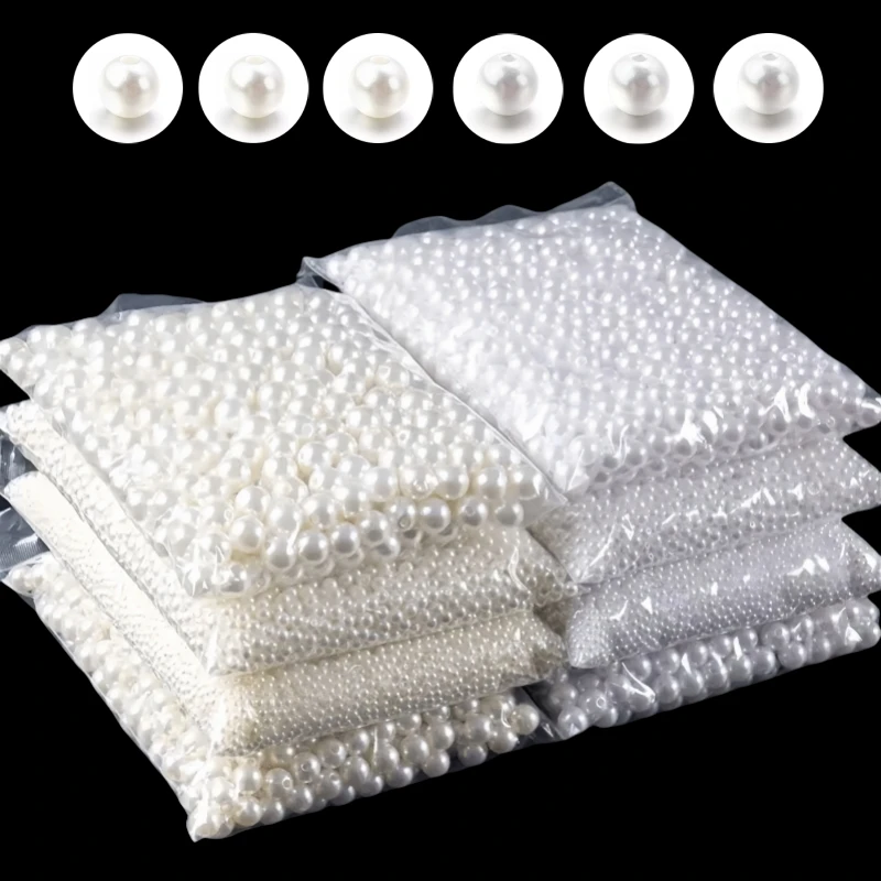 3-20mm ABS Imitation Pearl Beads With Hole Round Plastic Acrylic Spacer Loose Beads For DIY Craft Jewelry Making Garment Accesso acrylic beads,imitation pearl beads,plastic beads,acrylic craft beads,abs beads