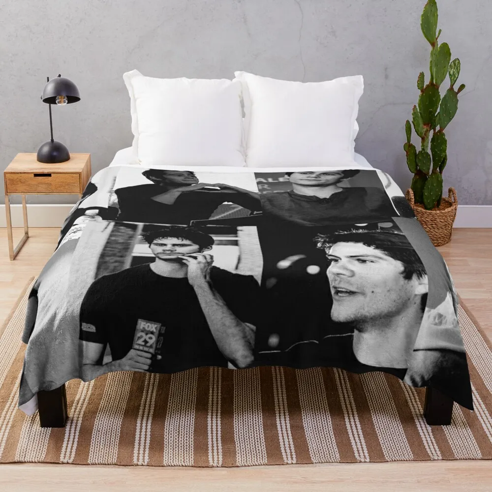 

dylan o'brien Throw Blanket Blankets For Sofas Flannel Blankets