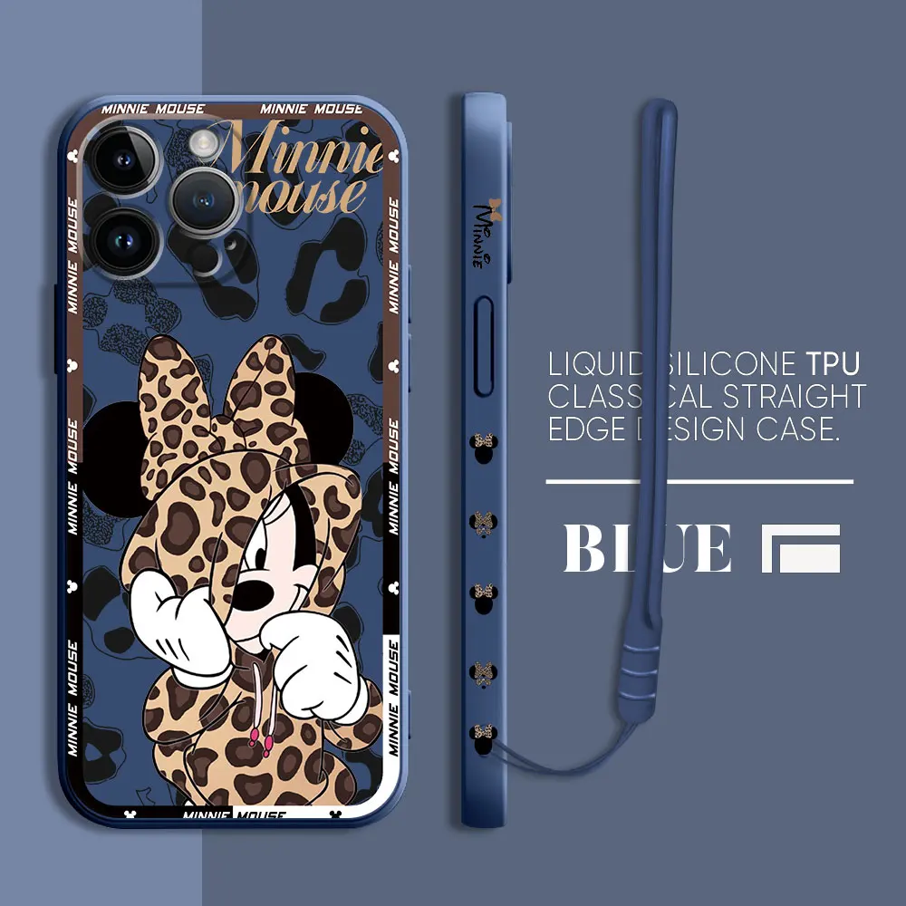 thumbnail image 1 of Funda de silicona suave para teléfono móvil Apple, carcasa de Mickey y Minnie Mouse para iPhone 13 Pro, 8, 7, 12 Mini, XR, 14, ProMax, 11, SE, XS, Max, 15 Plus, 1 of 5