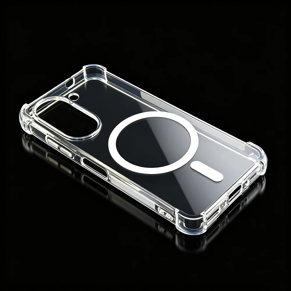 Ultra Clear Magnetic Protective TPU Shockproof Phone Case