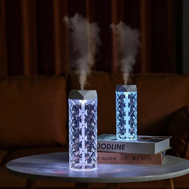 1PC Colorful USB Crystal 500/1000ml Large Capacity Air Portable Room Office Desktop Humidifier_voghion.com