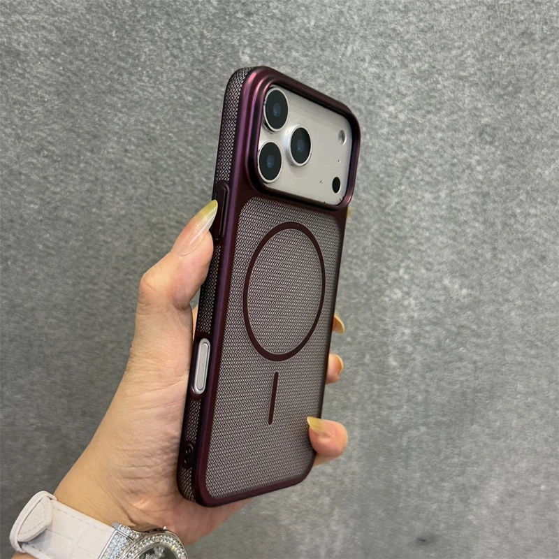 Ultrathin Magnetic Translucent Matte Phone Case with Wireless Charging Capability