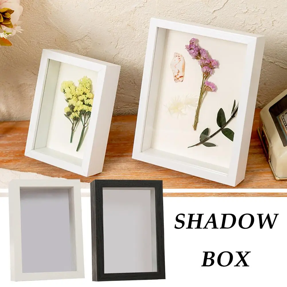 

Nordic Photo Frame Transparent Picture Frames Dried Flower Leaves Specimen Holder Kawaii Room Decor Cadre Photo Marco De Fotos