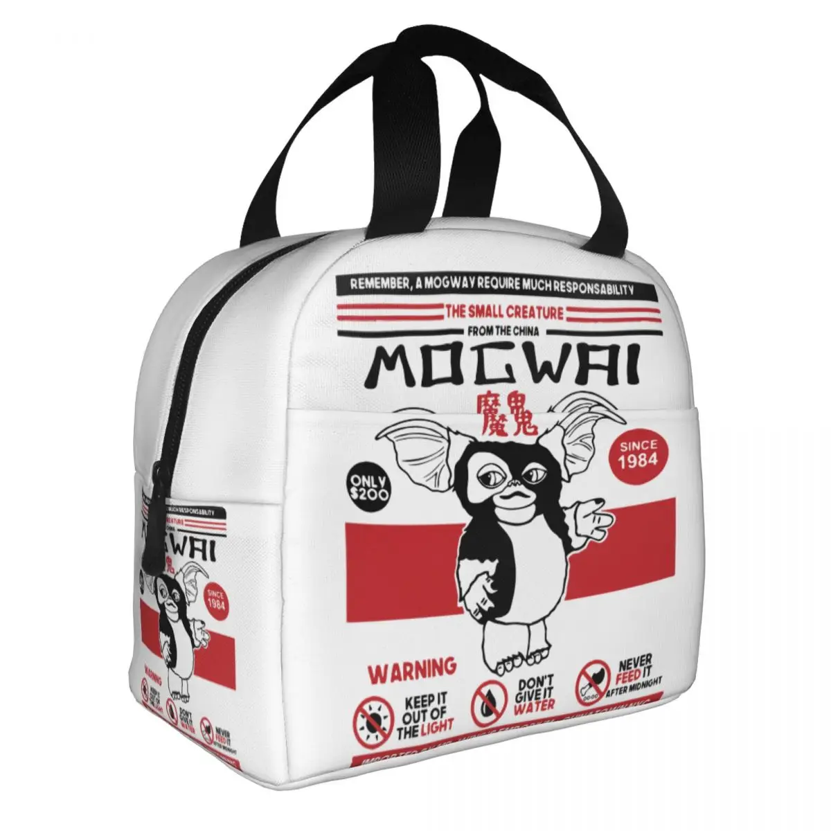 

Изолированные мешки для ланча с вашим питомцем Mogwai Gremlins, сумка-холодильник в стиле 1920-х с фильмом Monster Sci Fi, герметичный Ланч-бокс, сумка-тоут для еды