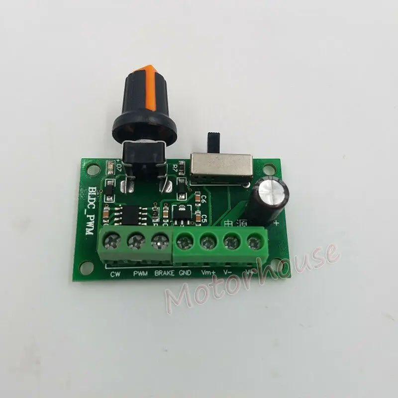 DC 12V-24V Inner Driver Nidec Brushless Motor PWM Speed Controller Adjustable Speed CW CCW Reverse/ Brake Control Module dc motor speed controller motor speed controller electric motor speed controller