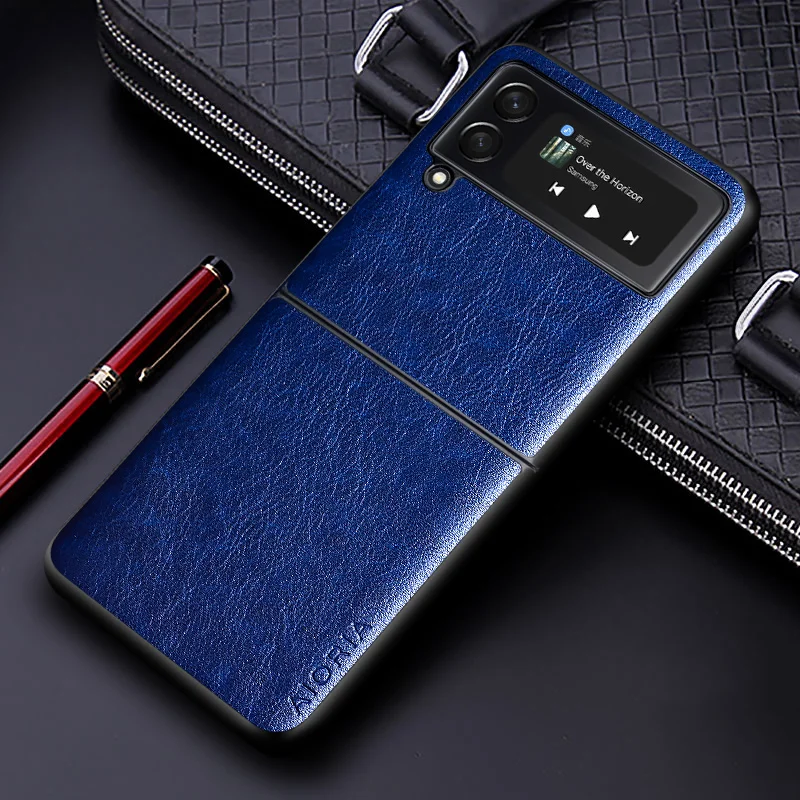 Luxury PU Leather Solid Color Phone Cover